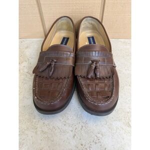 Giorgio Brutini Men's Brown Leather Tassel Loafers‎ Size 11.5